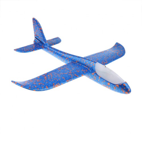 Avion planor din polistiren cu Led, 47 cm