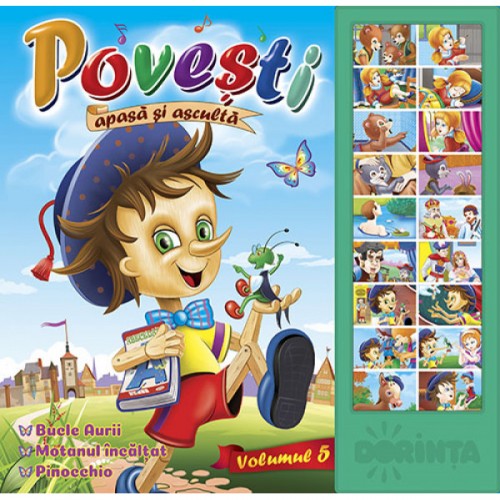 Carte cu sunete. Povești volumul 5