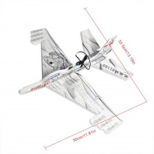 Avion planor cu elice și motor