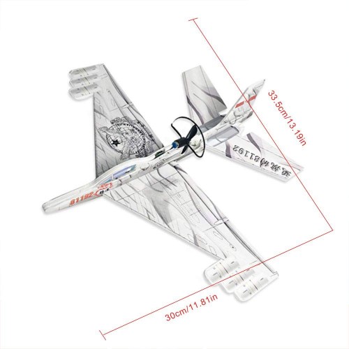Avion planor cu elice și motor