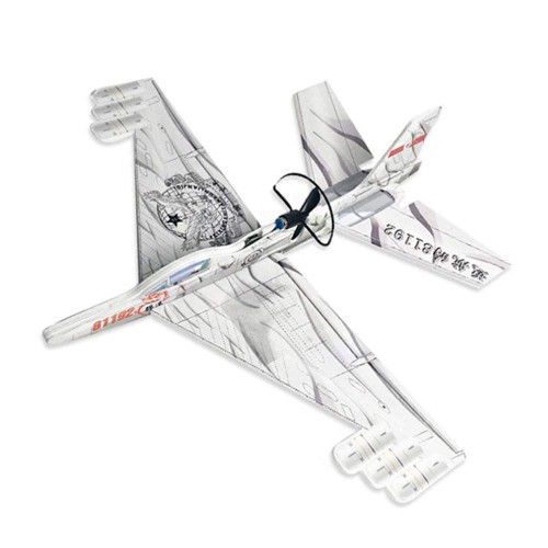 Avion planor cu elice și motor
