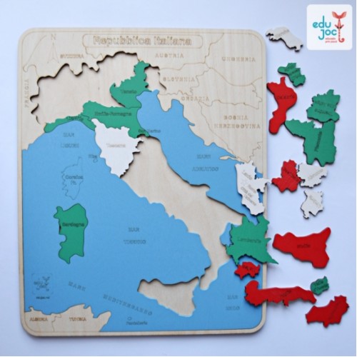 Puzzle Harta Italiei