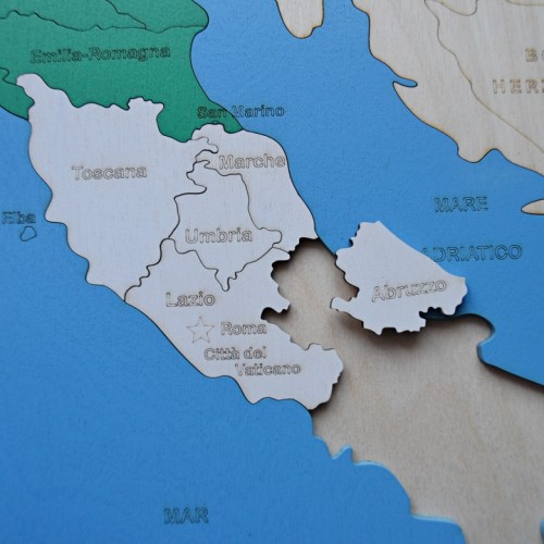 Puzzle Harta Italiei