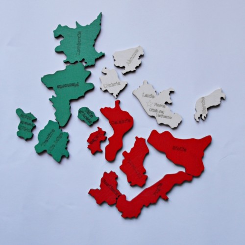 Puzzle Harta Italiei