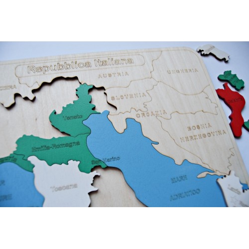 Puzzle Harta Italiei